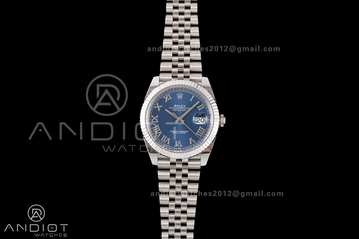 DateJust 36 126234 RWF 1:1 Best Edition Blue Roman Dial on Jubilee Bracelet JH3235 (Free Sprung)